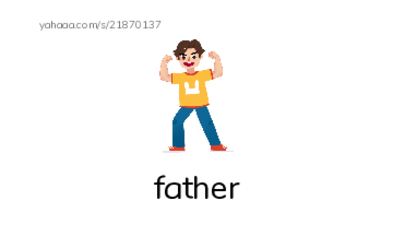 Index cards with pictures worksheet for my family