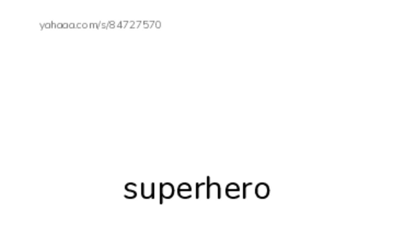 Index cards with pictures worksheet for Make a Superhero