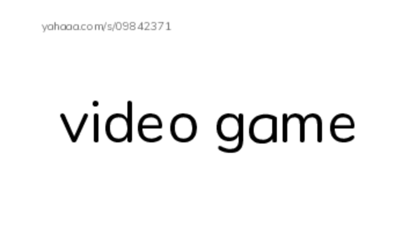 Index cards, words only worksheet for Games we play