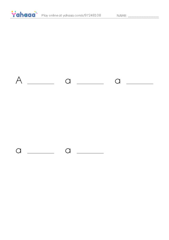 Finish the word worksheet for Let's go 1