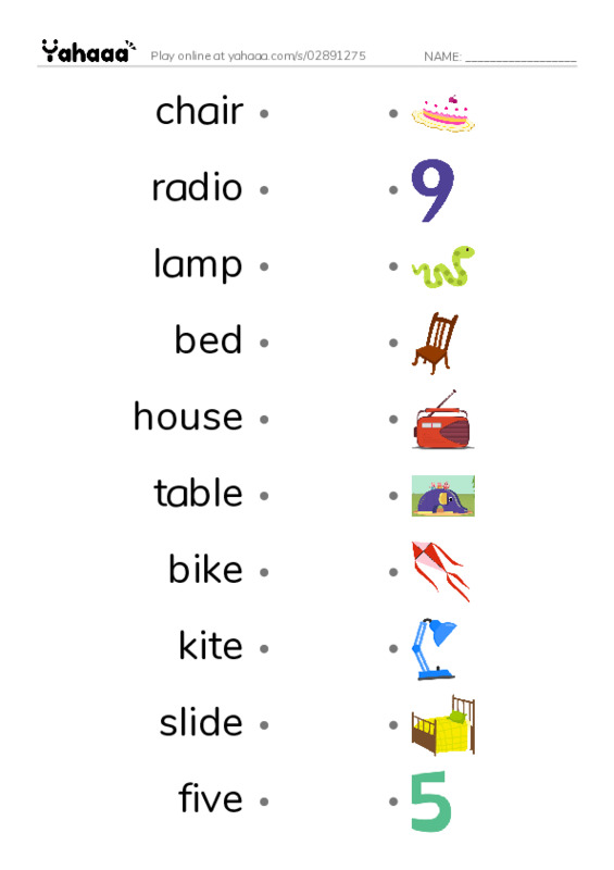 Draw a line to match worksheet for Spotlight 2 + i_e + a_e