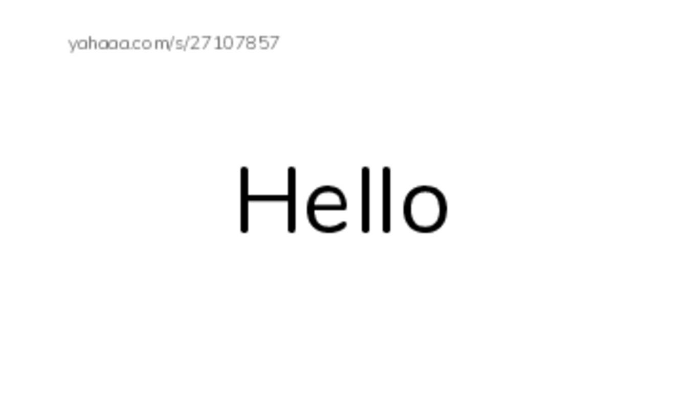 Index cards, words only worksheet for Hello, Hi, Bye and 7 more