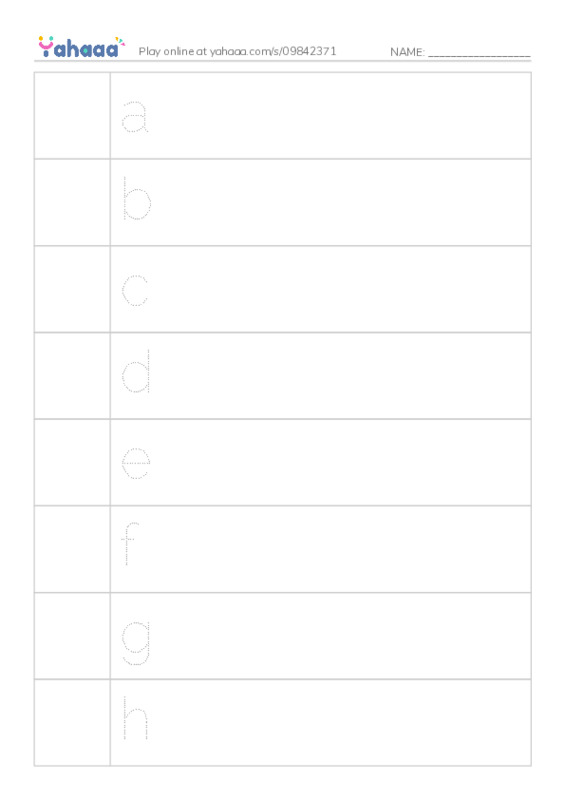 Picture and word rows worksheet for Mr. Ghazy Elnahas