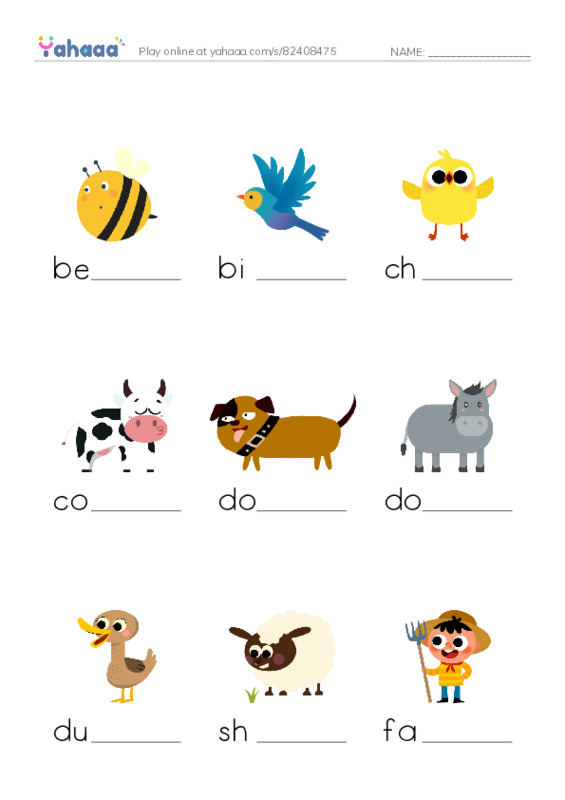 Finish the word worksheet for Vocab Unit 5 + 6