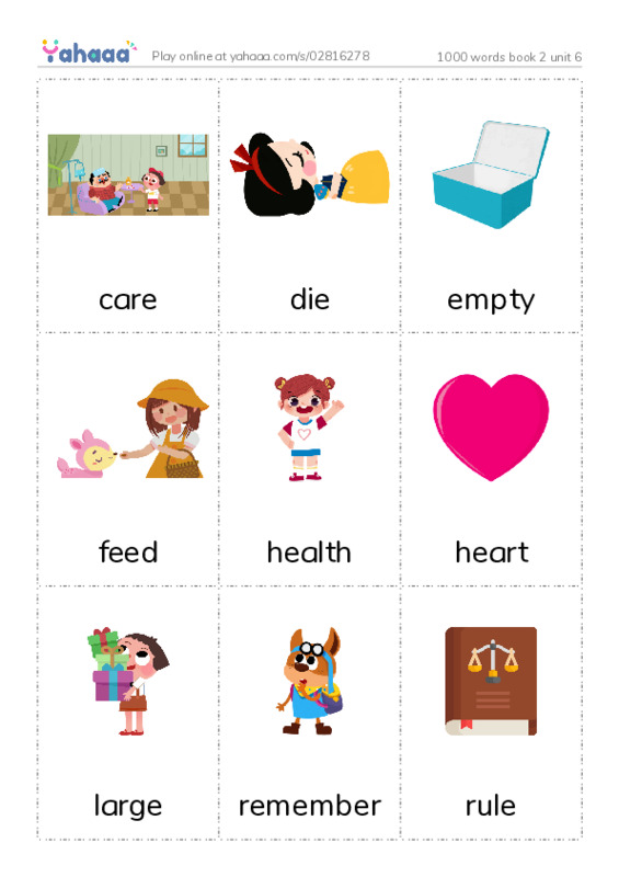 Picture flashcards worksheet for 1000 words book 2 unit 6