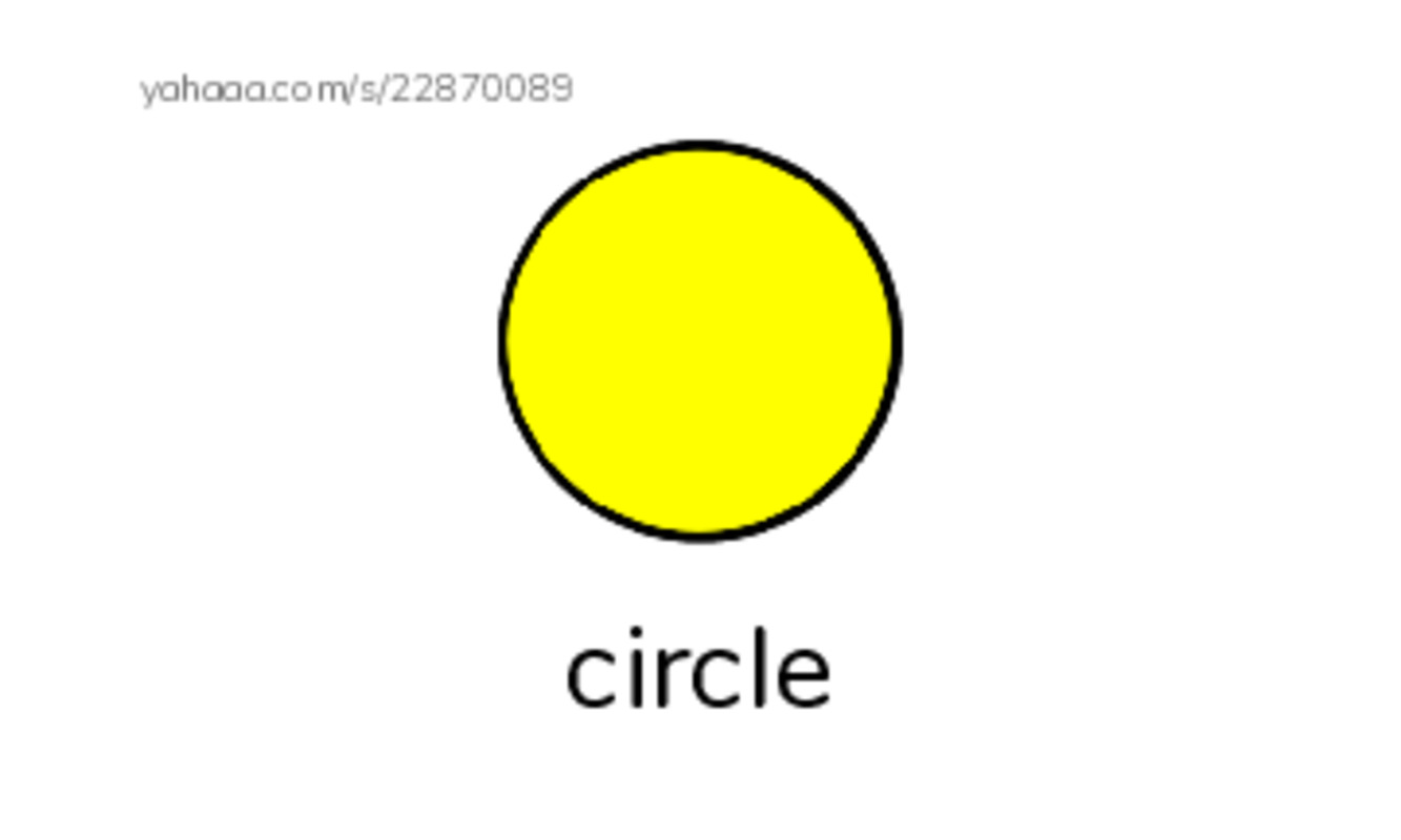 Index cards with pictures worksheet for Shapes