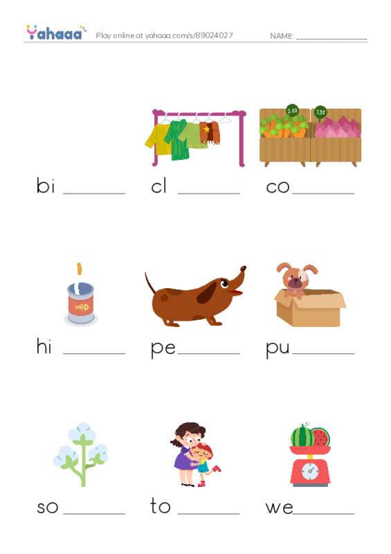 Finish the word worksheet for 1000 words book 2 unit 9