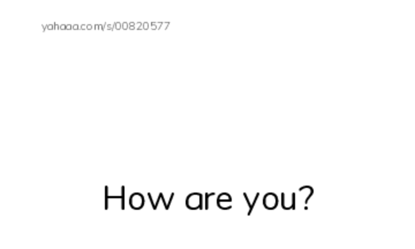 Index cards with pictures worksheet for How are you