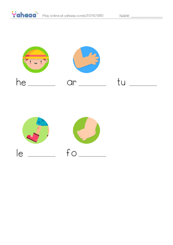 Finish the word worksheet for Starlight 2 Module 3