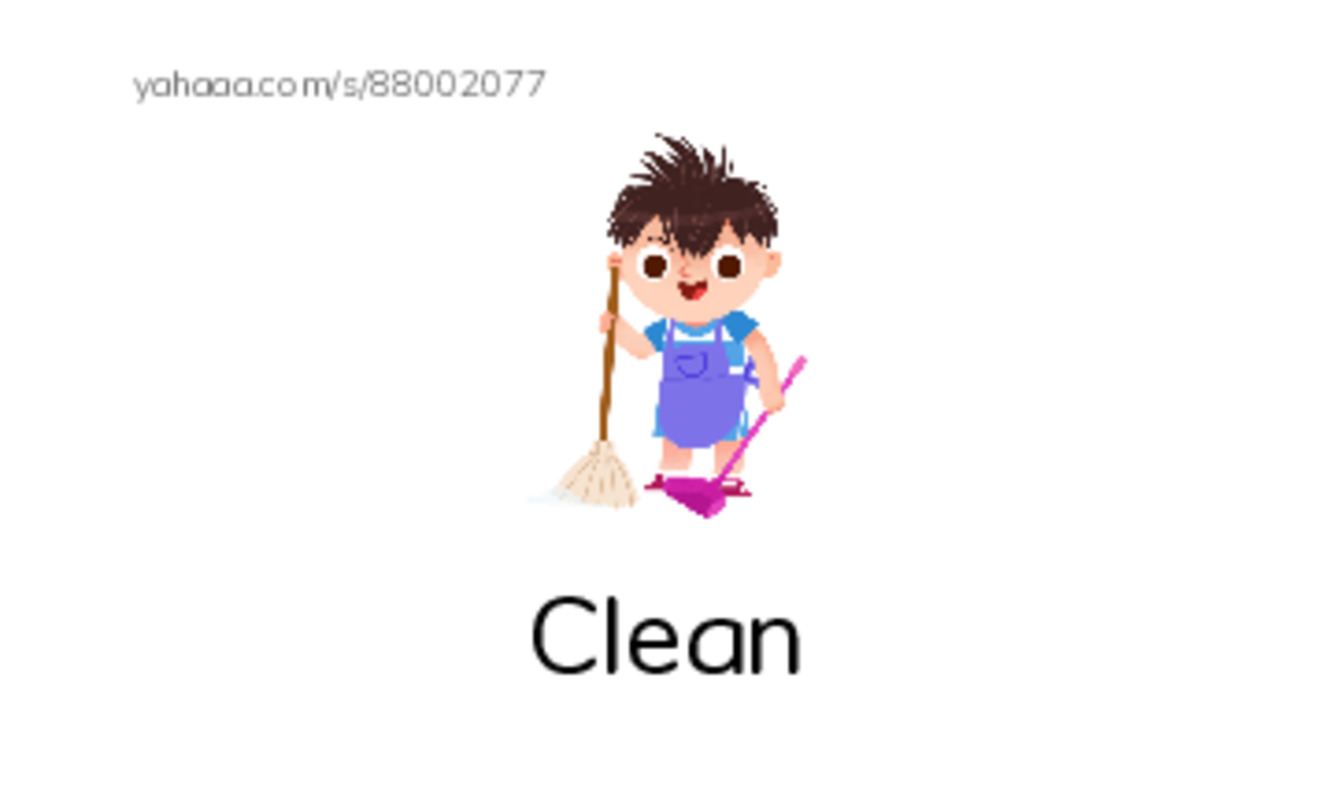 Index cards with pictures worksheet for Clean, Dirty, Big and 3 more