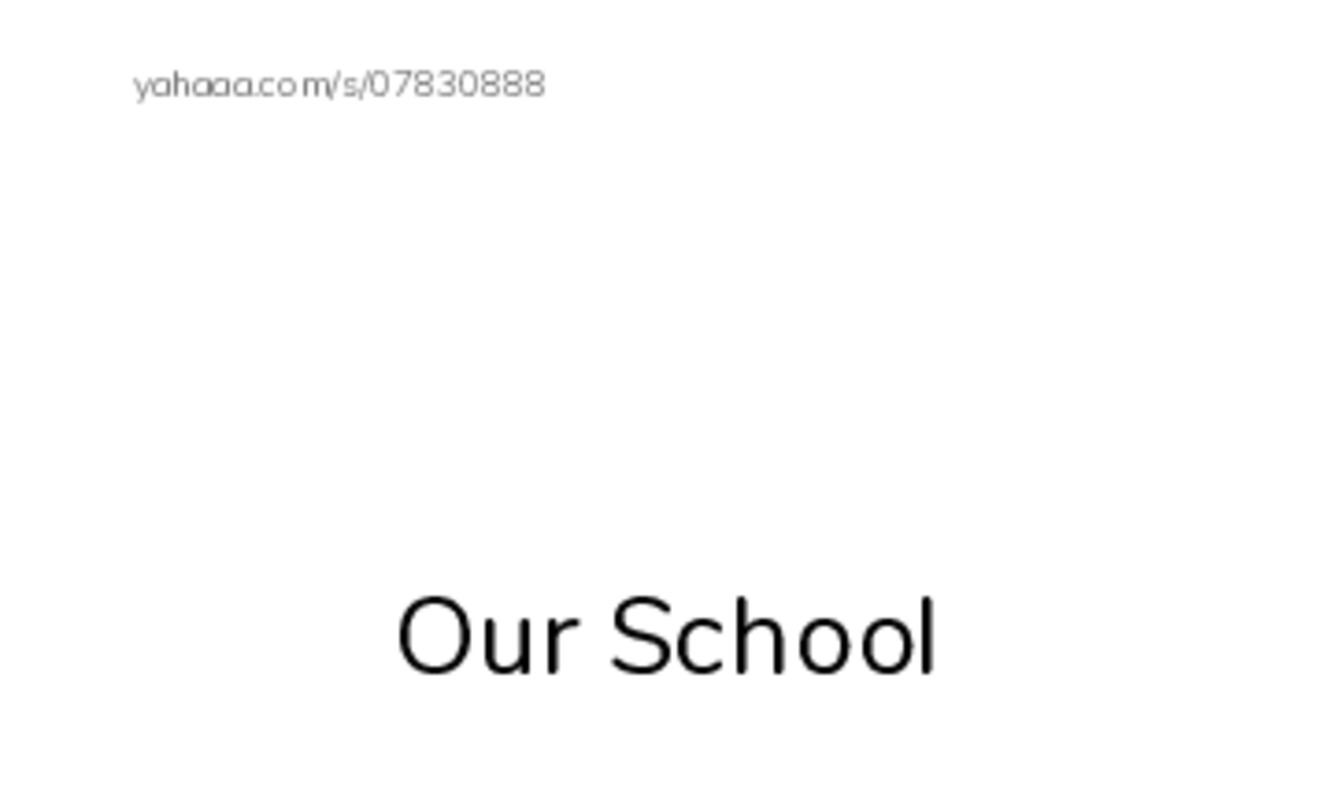 Index cards with pictures worksheet for Our School, School, This is a school and 2 more