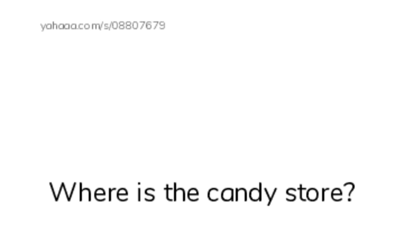 Index cards with pictures worksheet for Where is the candy store?, Where, Where is Timmy? and 4 more