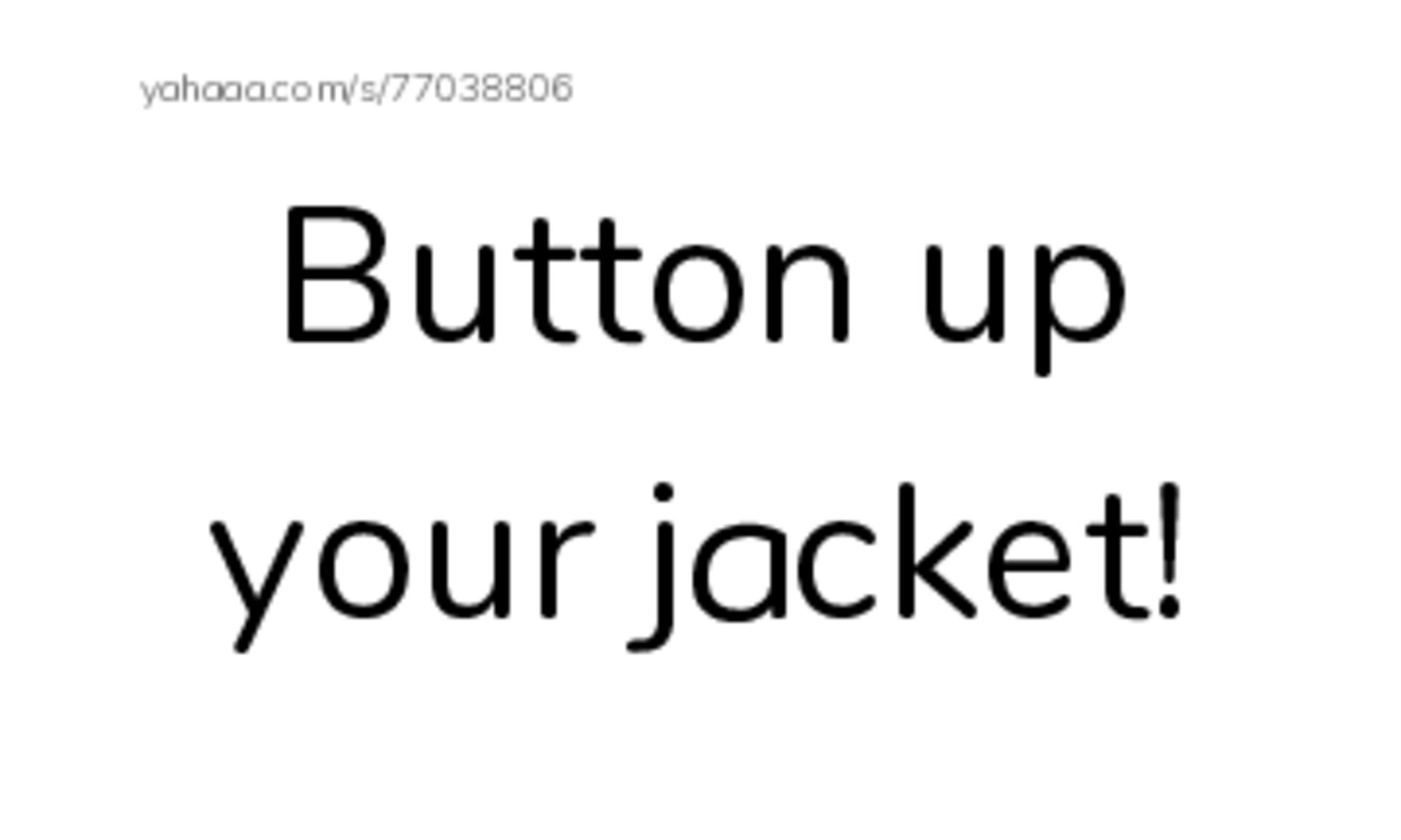 Index cards, words only worksheet for Button up your jacket!, Scarf, It's a scarf and 5 more