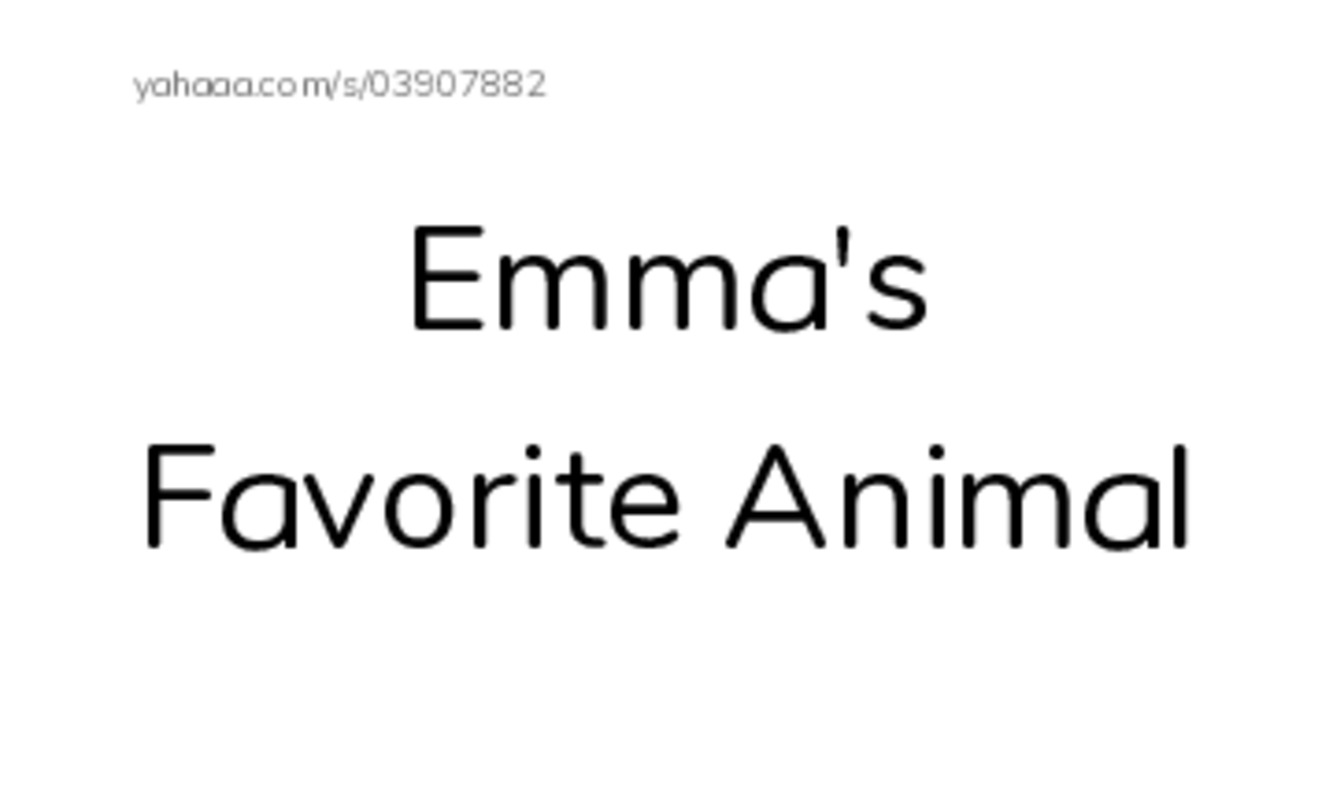Index cards, words only worksheet for Emma's Favorite Animal, Goat, The goat lives on the farm and 4 more