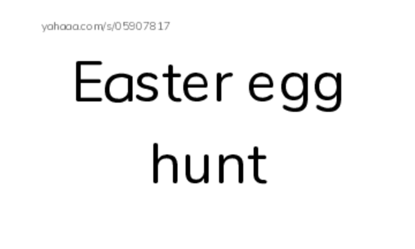 Index cards, words only worksheet for Easter egg hunt, W, Will and 14 more