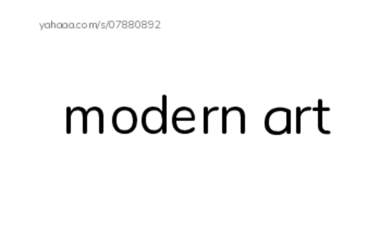 Index cards, words only worksheet for modern art, in the same way, appreciate and 4 more