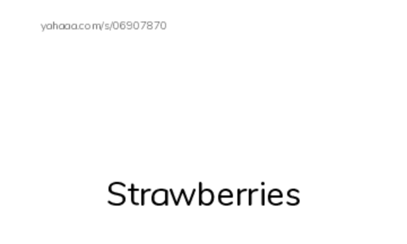 Index cards with pictures worksheet for Strawberries, I like strawberries, Cathy and 25 more