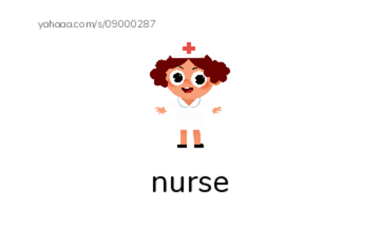 Index cards with pictures worksheet for nurse, dentist, appointment and 5 more