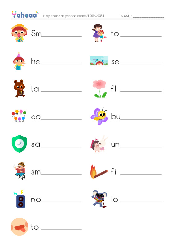 Write the word rows worksheet for Senses.OmniaZiDan