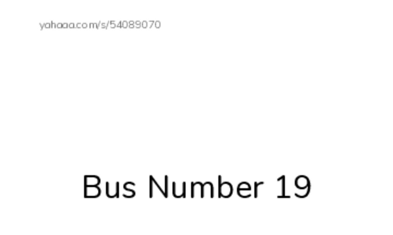 Index cards with pictures worksheet for Bus Number 19, Nineteen, There are nineteen police cars and 4 more