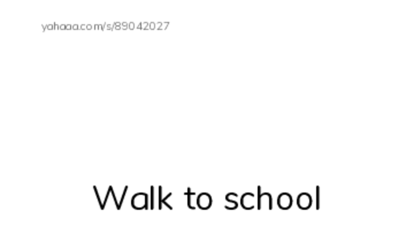 Index cards with pictures worksheet for Walk to school, eat sandwiches, drink water and 9 more