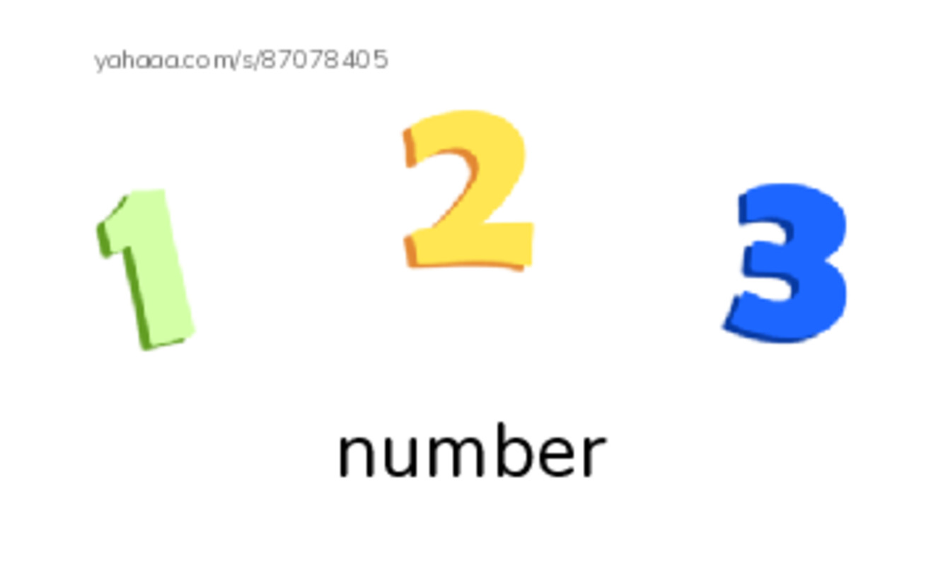 Index cards with pictures worksheet for Counting