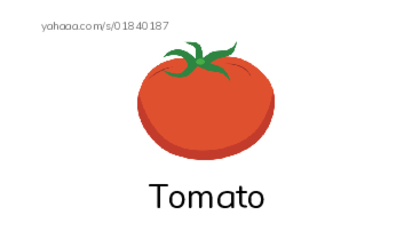 Index cards with pictures worksheet for Vegetables