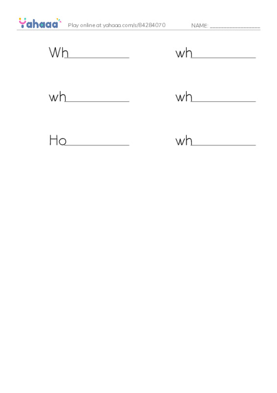 Write the word rows worksheet for Mr.Ghazy Elnahas