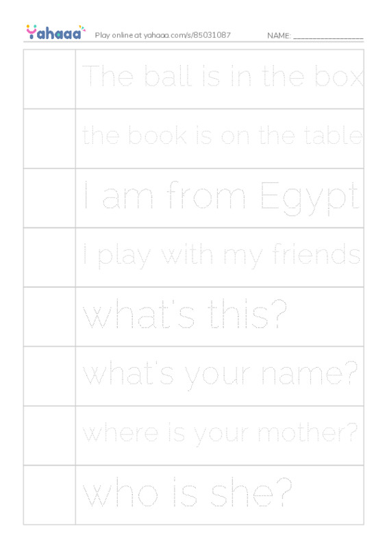 Picture and word rows worksheet for Mr.Ghazy Elnahas