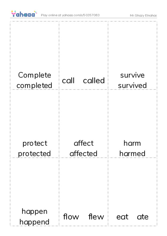 Picture flashcards worksheet for Mr.Ghazy Elnahas