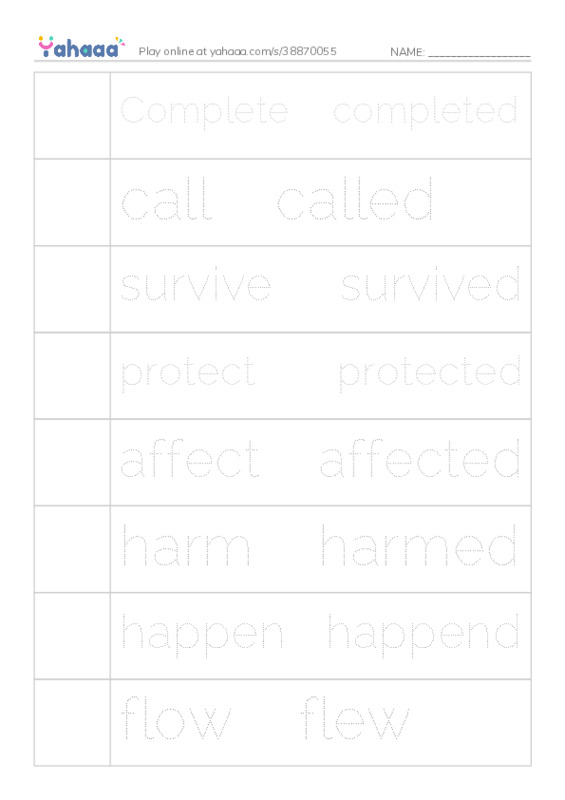 Picture and word rows worksheet for Mr.Ghazy Elnahas