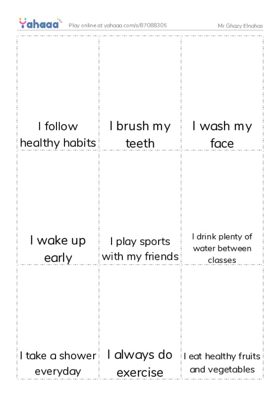 Picture flashcards worksheet for Mr.Ghazy Elnahas