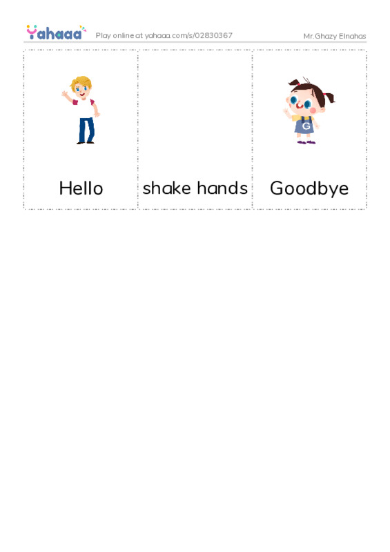 Picture flashcards worksheet for Mr.Ghazy Elnahas