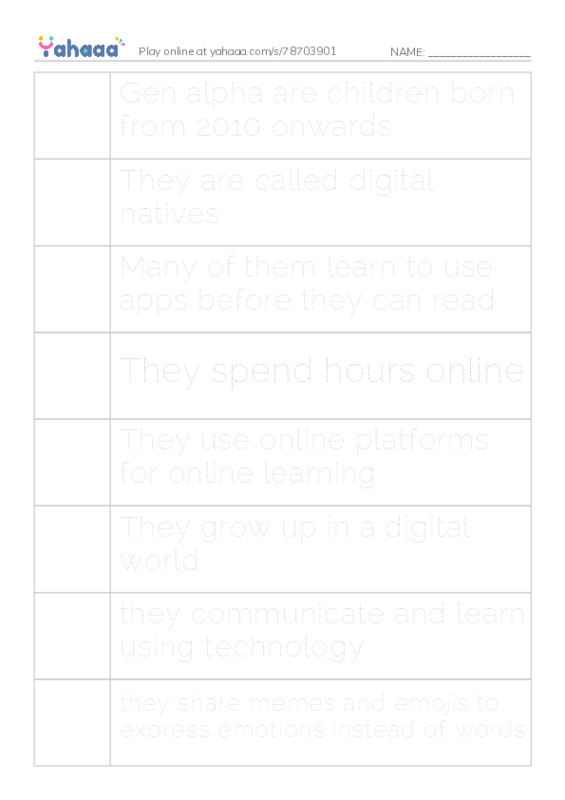 Picture and word rows worksheet for Mr.Ghazy Elnahas