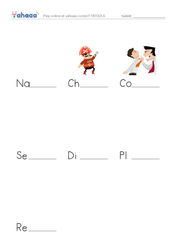 Finish the word worksheet for Narrative Vocabulary 6-8 3.W.1