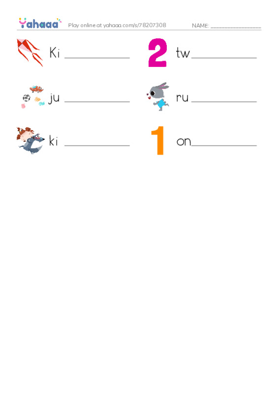 Write the word rows worksheet for Action verbs