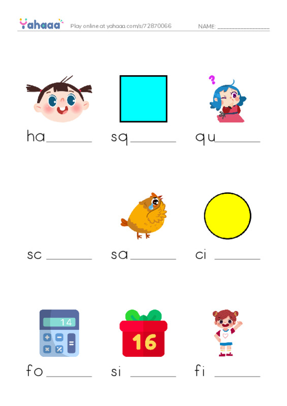 Finish the word worksheet for Unit 1-3- ilearn 2