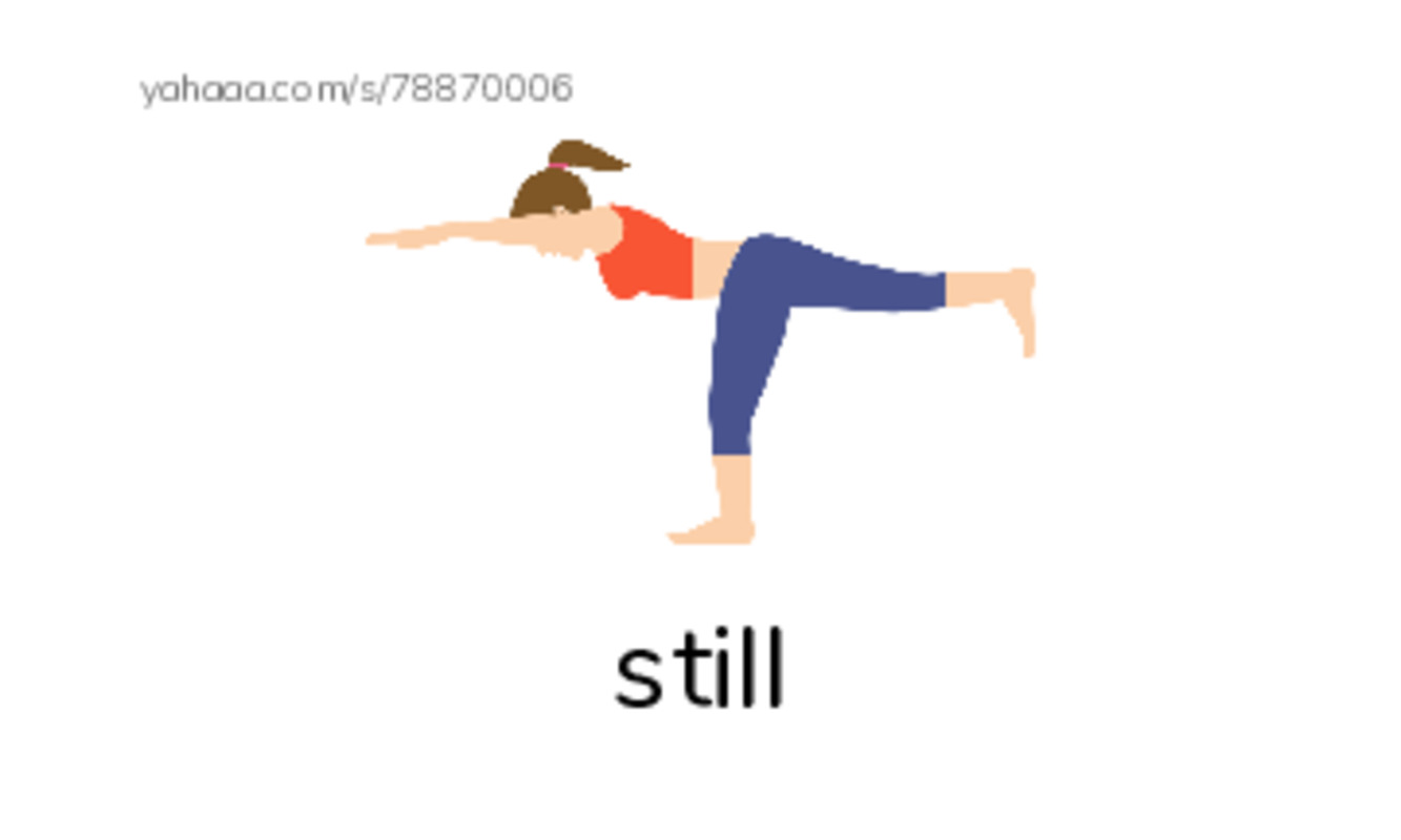 Index cards with pictures worksheet for still, move, miss and 5 more
