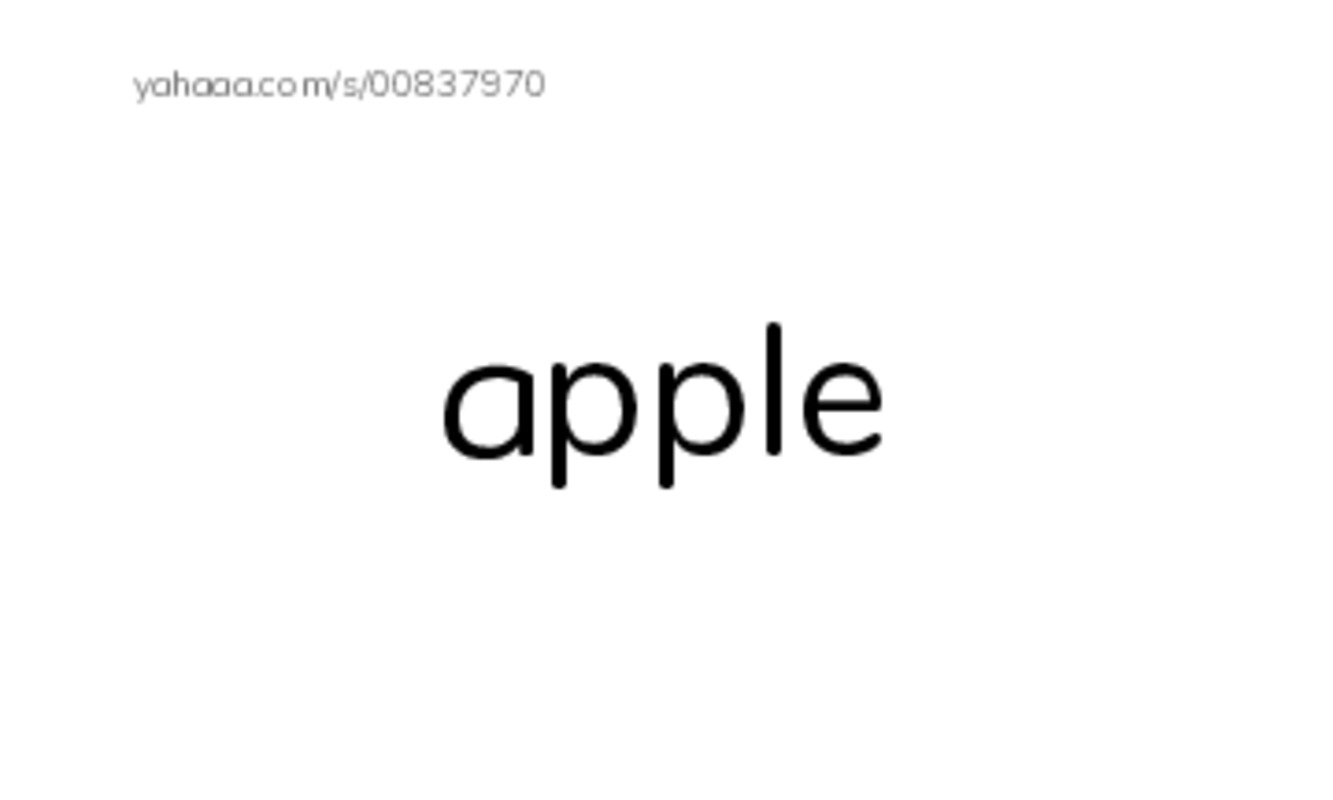 Index cards, words only worksheet for Alphabet