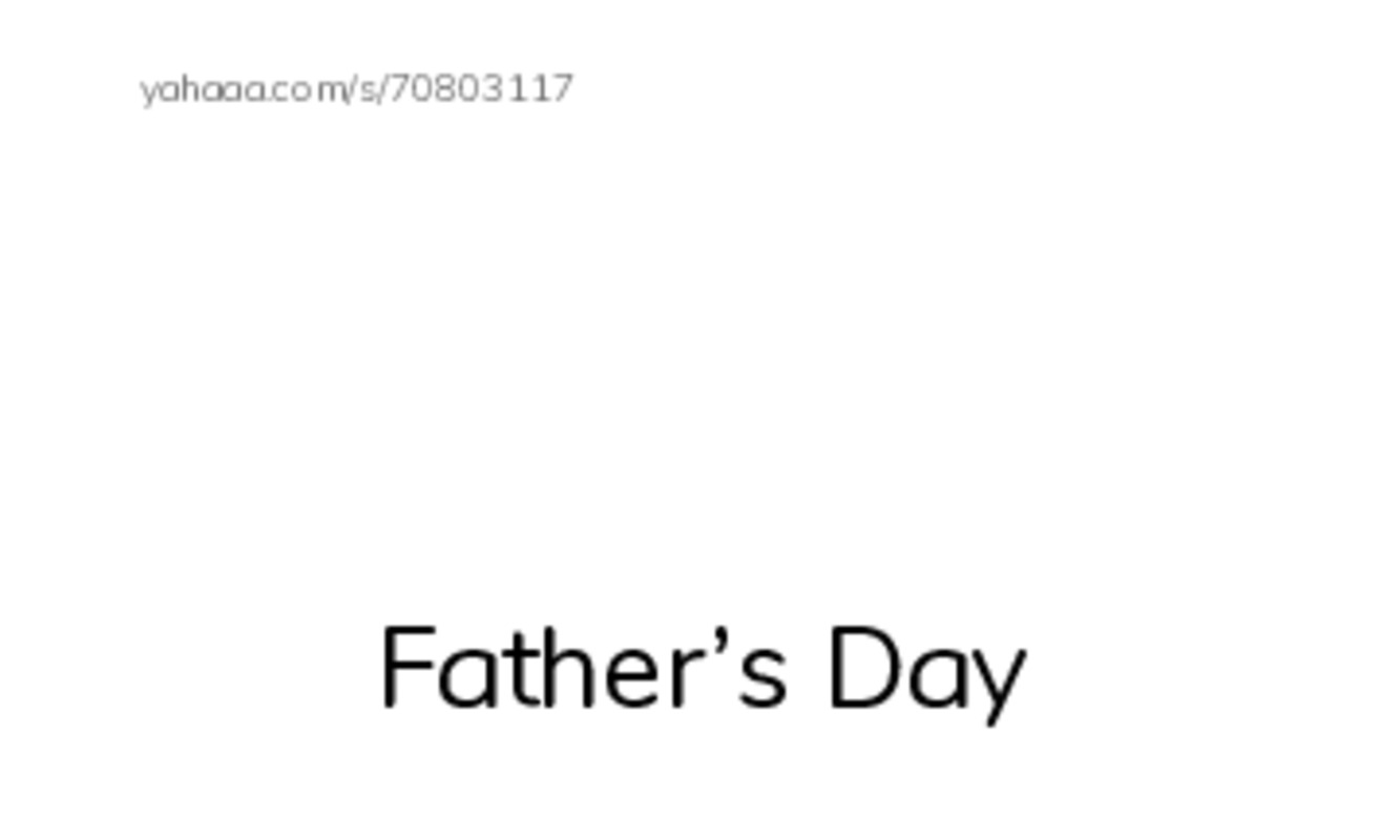 Index cards with pictures worksheet for Father’s Day, Father, Nick is Timmy’s father and 5 more