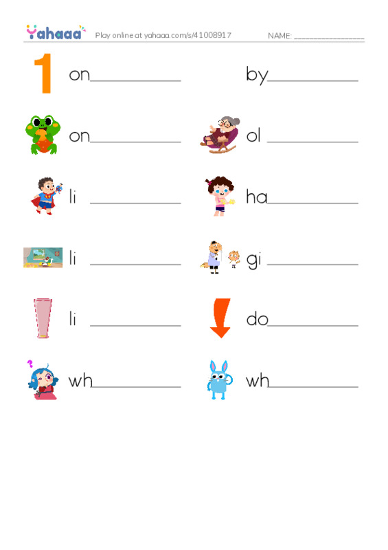 Write the word rows worksheet for Tricky words 3