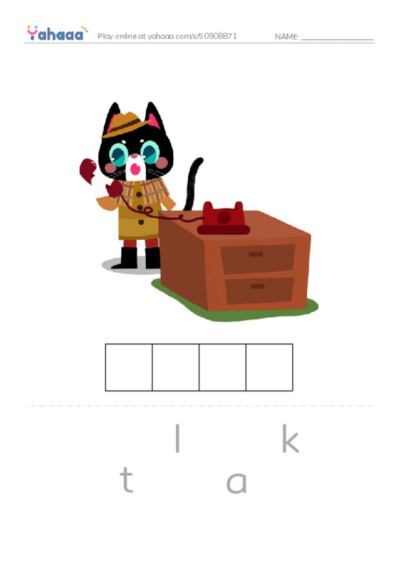 Letter scramble puzzle worksheet for Maria and her Teacher