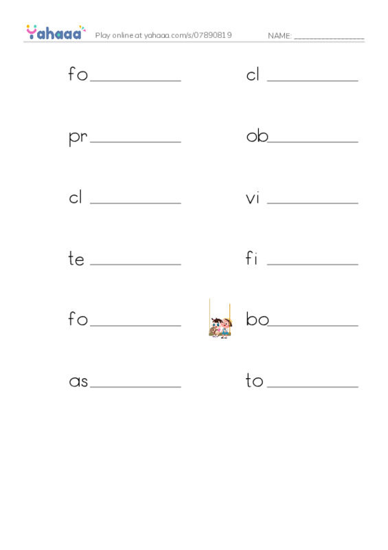 Write the word rows worksheet for Literature Vocab