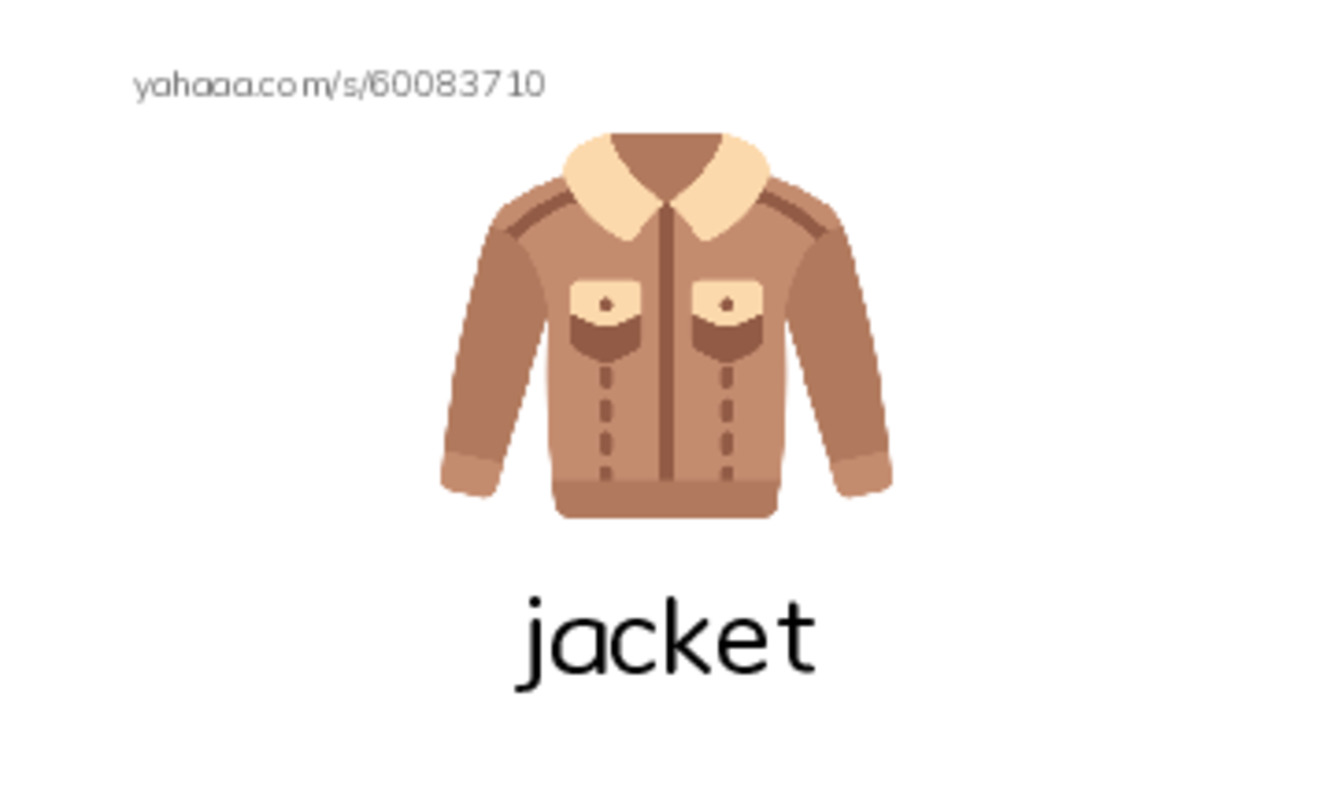 Index cards with pictures worksheet for clothes