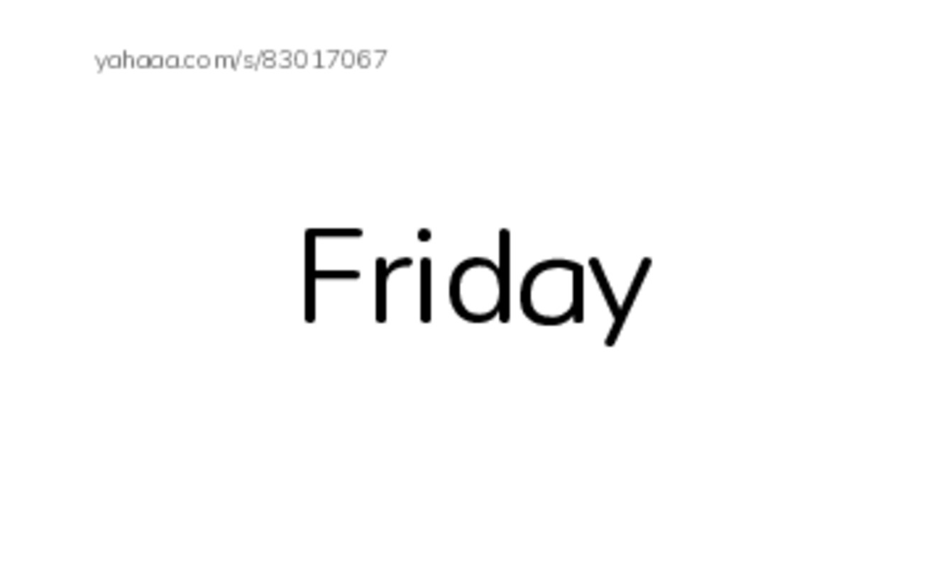 Index cards, words only worksheet for Friday, Flora, floor and 5 more