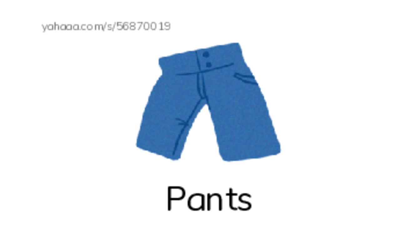 Index cards with pictures worksheet for Clothes