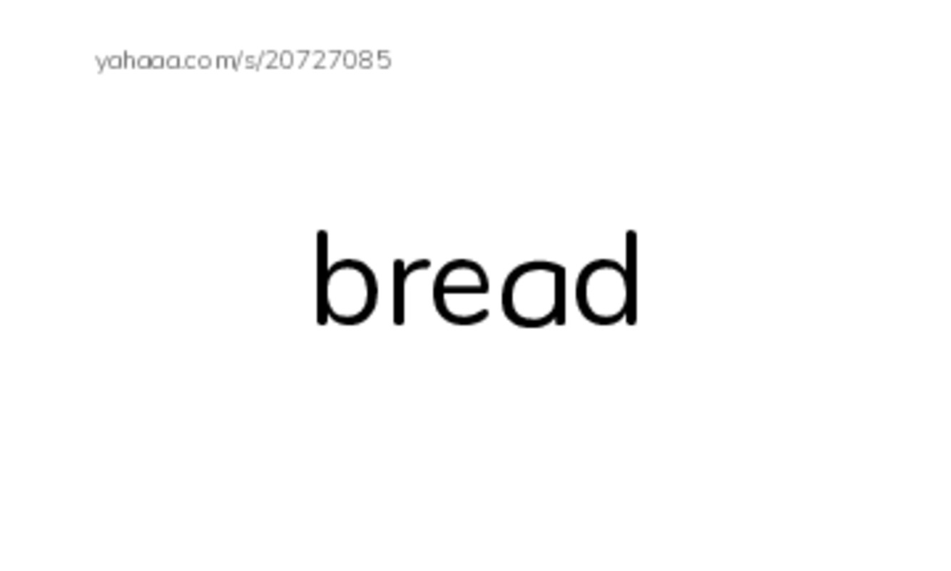 Index cards, words only worksheet for Food