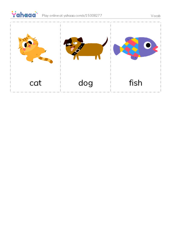 Picture flashcards worksheet for Vocab unit 1