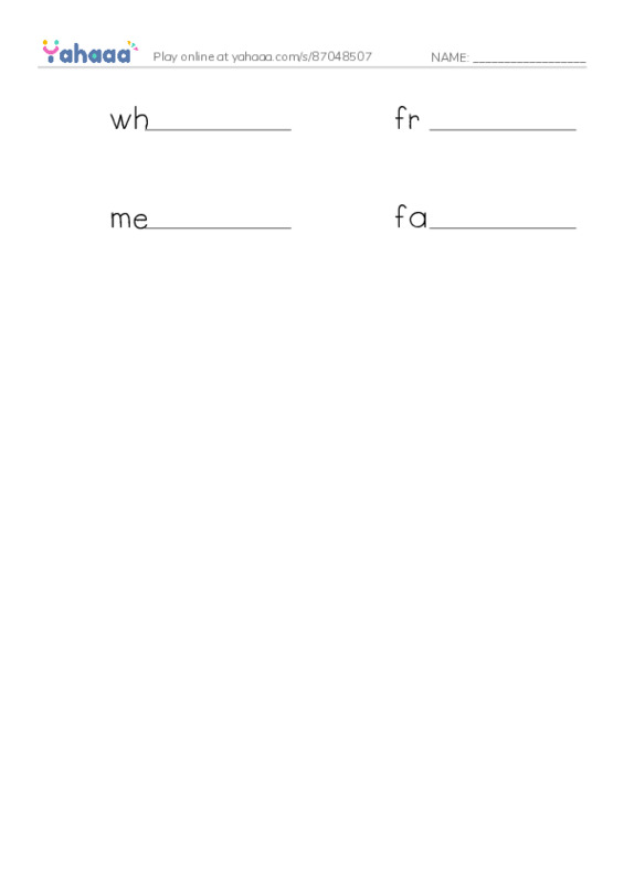 Write the word rows worksheet for Food Pyramid