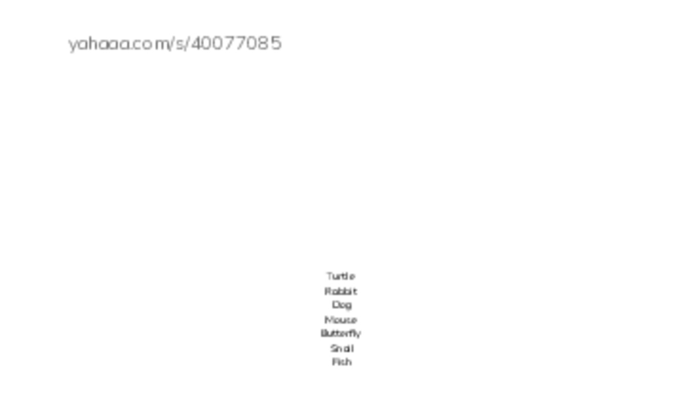 Index cards with pictures worksheet for Animals